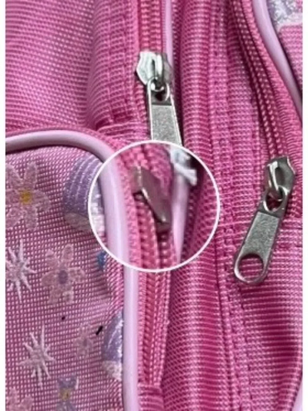 Pretty Princesses Pink Backpack Girls School Travel Bag Vintage Y2K Graphic